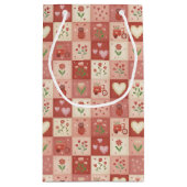 Hand Getekende Zoete Patchwork - Cadeautas (Achterkant)