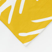 Hand getrokken Abstract bloemenpatroon Fleece Deken (Hoek)