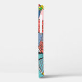 Hand getrokken Abstracte blokkentextuur Case-Mate iPhone Case (Achterkant / Links)