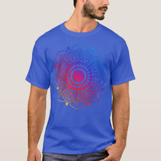 Hand getrokken Abstracte Mandala T-shirt