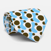 Hand getrokken Abstracte organische vormen stropda Stropdas (Opgerold)