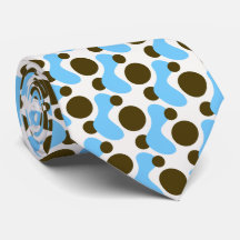 Hand getrokken Abstracte organische vormen stropda