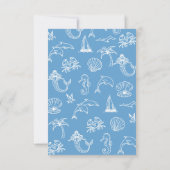 Hand getrokken actuele kust Details Info kaart (Achterkant)