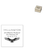Hand-getrokken adelaar rustieke typografie retoura rubberstempel (Gestempeld)