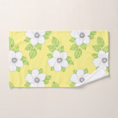 Hand getrokken Anemone Bloem Patroon Badhanddoek S Bad Handdoek (Handdoek)