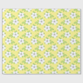 Hand getrokken Anemone Bloem Patroon Wrapping Papi Cadeaupapier (Vlak)