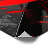 Hand getrokken anime minimalistische demon slager  poster (Hoek)