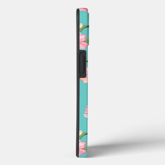 Hand getrokken anjer bloem Case-Mate iPhone case (Achterkant / Rechts)