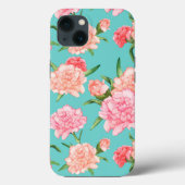 Hand getrokken anjer bloem Case-Mate iPhone case (Achterkant)