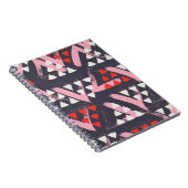 Hand-getrokken artistieke patroonvertoning notitieboek (Rechterzijde)