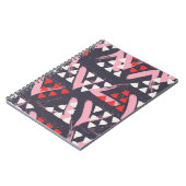 Hand-getrokken artistieke patroonvertoning notitieboek (Linkerzijde)