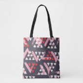 Hand-getrokken artistieke patroonvertoning tote bag (Voorkant)