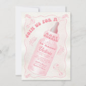 Hand getrokken Baby fles Baby shower Kaart (Voorkant)