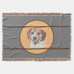  Hand getrokken Beagle katoenen deken