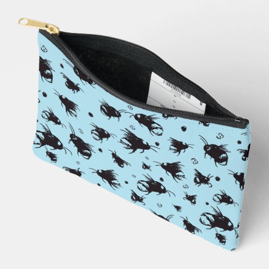 Hand-getrokken Bee Accessoire Pouch Gift voor Mam Etui (Open)