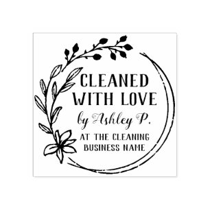 Hand getrokken bessen bloem krans schoongemaakt me rubberstempel