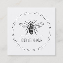 Hand getrokken bij in cirkel