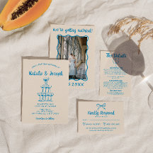 Hand getrokken blauwe eigenzinnige champagne toren