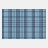 Hand Getrokken blauwe Jeans Stripes Patroon Inpakpapier Vel (Voorkant)