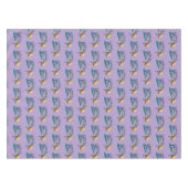 Hand getrokken blauwe krab met hamer Mallet Crab B Tafelkleed (Voorkant (Horizontaal))