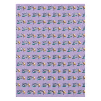 Hand getrokken blauwe krab met hamer Mallet Crab B Tafelkleed