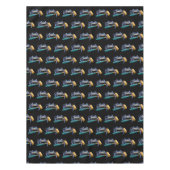 Hand getrokken blauwe krab met hamer Mallet Crab B Tafelkleed (Voorkant)