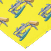 Hand getrokken blauwe krab met hamer Mallet Crab B Tafelkleed (Gekanteld)