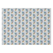 Hand getrokken blauwe krab met hamer Mallet Crab B Tafelkleed (Voorkant (Horizontaal))