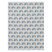 Hand getrokken blauwe krab met hamer Mallet Crab B Tafelkleed (Voorkant)