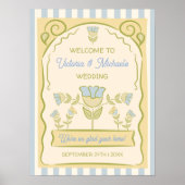 Hand getrokken Bloem Zaad Pakket Ontwerp Welkomstb Poster (Voorkant)