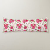 Hand getrokken bloemblaadjes naadloos patroon lichaamskussen (Voorkant)