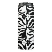 Hand getrokken bloemen: Abstract Thermosbeker (Achterkant)