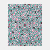 Hand getrokken Bloemen Baby Deken – Zachte & Gezel (Voorkant)