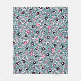 Hand getrokken Bloemen Baby Deken – Zachte & Gezel