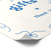 Hand getrokken bloemen grillige Kaarten en geschen Poster (Hoek)