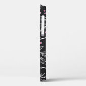 Hand getrokken bloemen: naadloos ontwerp Case-Mate iPhone case (Achterkant / Links)