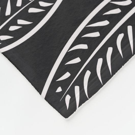 Hand getrokken bloemen: naadloos ontwerp fleece deken (Hoek)