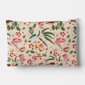 Hand getrokken Bloemen Vogels Bijen Botanische Pat Etui (Achterkant)