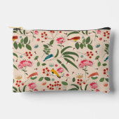 Hand getrokken Bloemen Vogels Bijen Botanische Pat Etui (Voorkant)