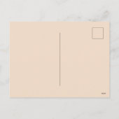 Hand getrokken Bloemen Vogels Bijen Botanische Pat Feestdagenkaart (Achterkant)