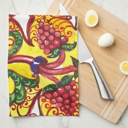 Hand getrokken: bloemensierlijke elegantie. theedoek (Quarter Fold)