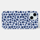 Hand getrokken Blueberries Fruit Patroon Case-Mate iPhone Case (Achterkant (horizontaal))