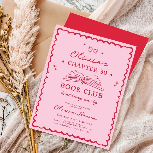 Hand getrokken boek Club Verjaardag Kaart