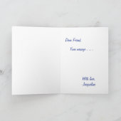 Hand getrokken boeket bruidsmeisje voorstel Kaart (Binnen)