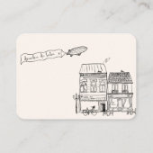 Hand getrokken Bonjour Bebe Franse boeken voor Bab Informatiekaartje (Achterkant)