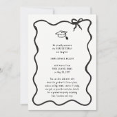 Hand getrokken boog Afstuderen Aankondiging (Voorkant)