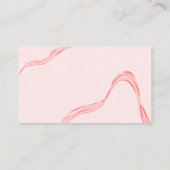 Hand getrokken boog Baby shower luier Raffle Kaart Visitekaartje (Achterkant)