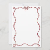 Hand getrokken boog dat is een meer paar Vrijgezel Kaart (Achterkant)