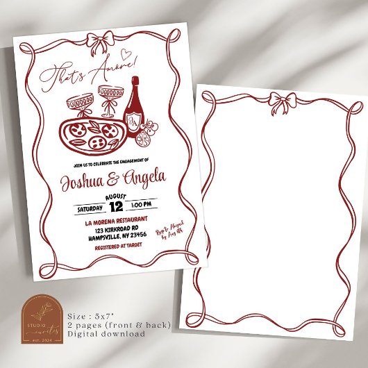 Hand getrokken boog dat is een meer paar Vrijgezel Kaart