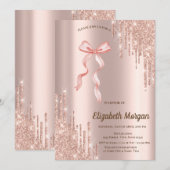 Hand getrokken boog Elegante Lijst Stippen Kaart (Voorkant / Achterkant)